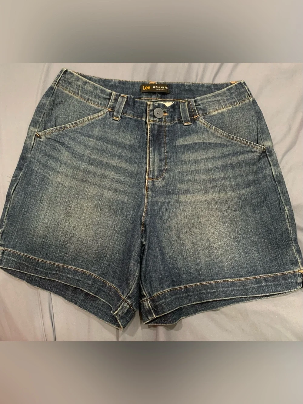 Lee Denim Shorts in Blue